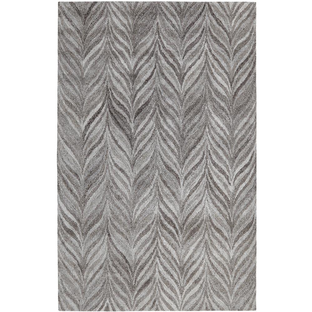 Dynamic Rugs 7806-719 Posh 2 Ft. X 4 Ft. Rectangle Rug in Grays